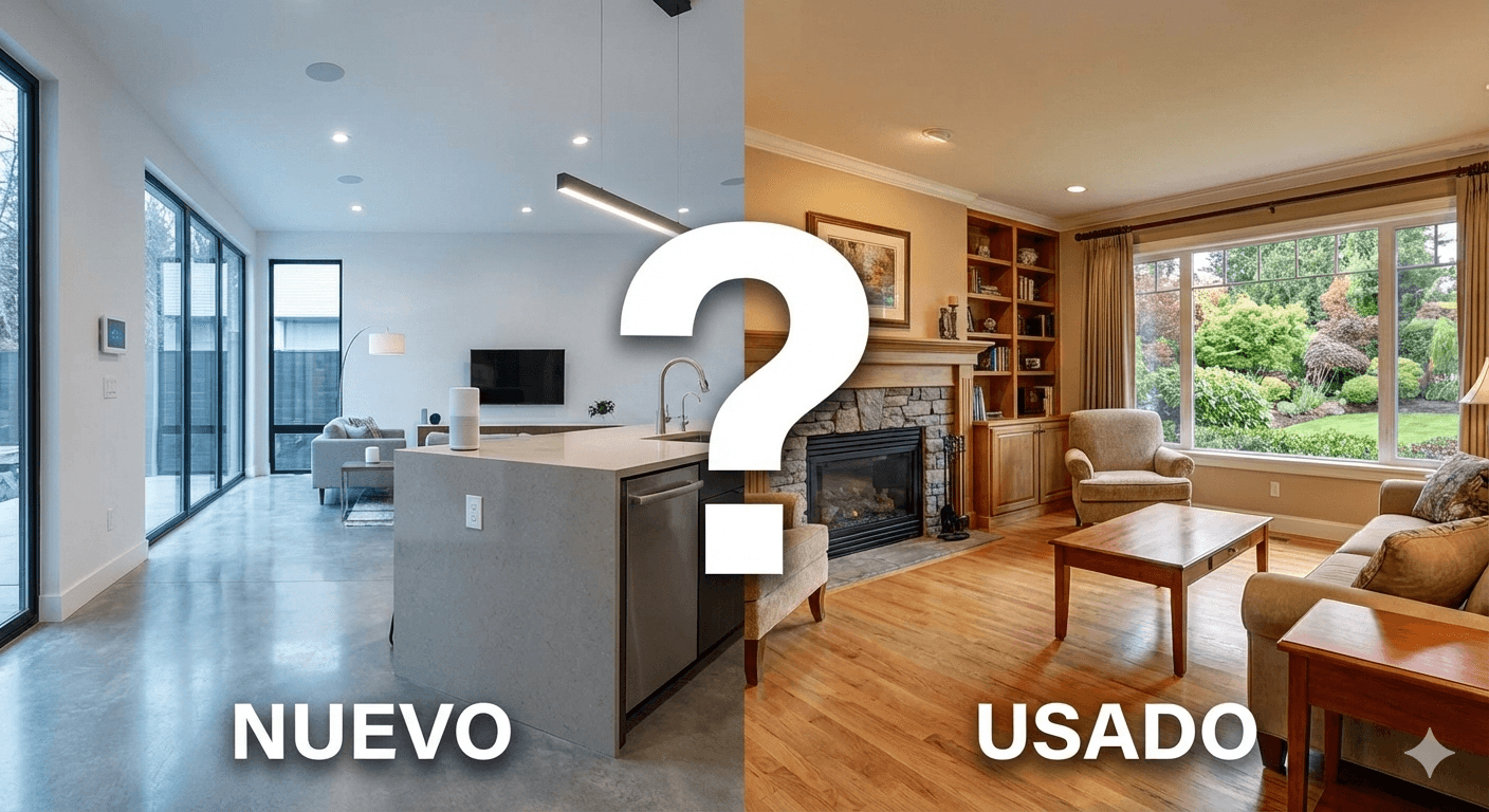 ¿CASA NUEVA O USADA? EL ETERNO DILEMA AL COMPRAR TU HOGAR EN 2026